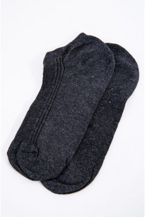 Сірі чоловічі шкарпетки, короткі, 131R1260