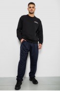 Спортивные штаны мужские однотонные, цвет синий, 244R41272 - фото № 1