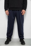 Спортивные штаны мужские однотонные, цвет синий, 244R41272 - фото № 0