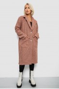 Пальто жіноче без підкладки, колір пудровий, 257R99 - фото № 1