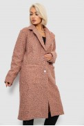 Пальто жіноче без підкладки, колір пудровий, 257R99 - фото № 2
