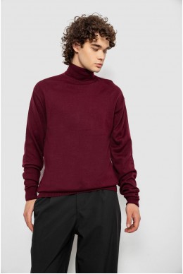 Свитер мужской, цвет сливовый, 161R1880