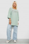 Футболка женская с принтом, цвет оливковый, 244R3019 - фото № 1