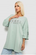 Футболка женская с принтом, цвет оливковый, 244R3019 - фото № 2