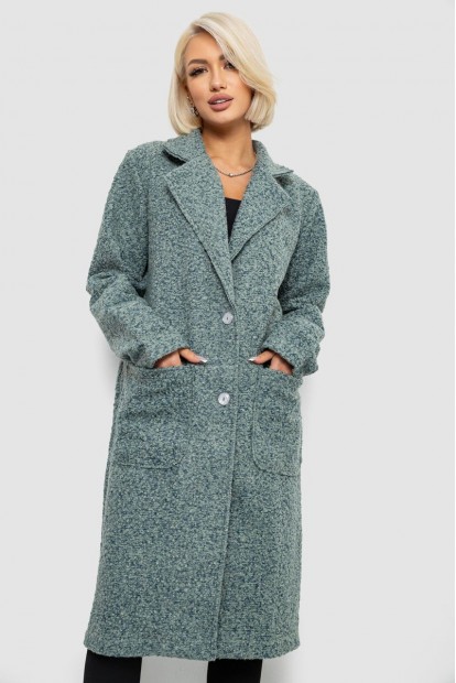 Пальто женское без подкладки, цвет оливковый, 257R99