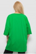 Футболка жіноча з принтом, колір зелений, 244R3019 - фото № 3