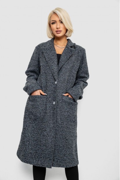 Пальто женское без подкладки, цвет серый, 257R99