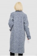Пальто жіноче без підкладки, колір синій, 257R99 - фото № 3
