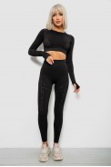 Костюм жіночий домашній, колір чорний, 214R265 оптом - фото № 0