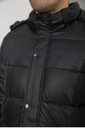 Куртка мужская зимняя удлиненная  -уценка, цвет черный, 244RH76-15-U - фото № 5