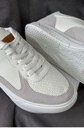 Кеди чоловічі, колір біло-сірий, 248RR128-7R - фото № 1