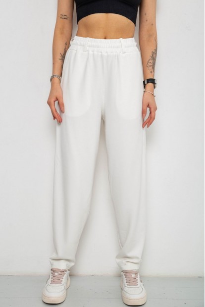 Штаны женские MOM  -уценка, цвет молочный, 102R5246-U-1