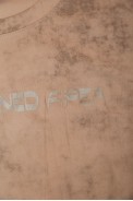 Футболка женская с принтом  -уценка, цвет светло-бежевый, 221R3309-U-7 оптом - фото № 5