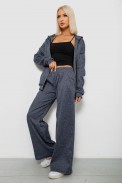 Спортивный костюм женский однотонный, цвет джинс, 244R0428 - фото № 2