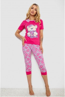 Пижама женская, цвет малиновый, 243R03675