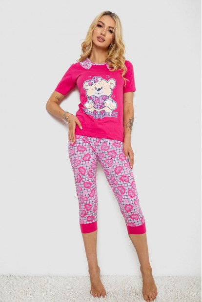 Пижама женская, цвет малиновый, 243R03675