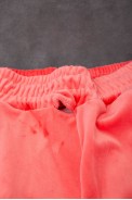 Шорты женские однотонные велюровые  -уценка, цвет розовый, 257R605-U оптом - фото № 5