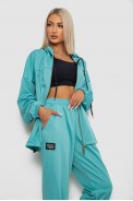 Спортивный костюм женский  -уценка, цвет бирюзовый, 238R114-1-U - фото № 2