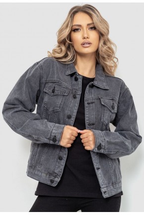 Куртка жіноча джинсова, колір сірий, 182R904-1