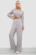 Костюм жіночий повсякденний  -уцінка, колір сірий, 257R603-U - фото № 2