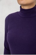 Гольф женский однотонный, цвет фиолетовый, 257R100 - фото № 4