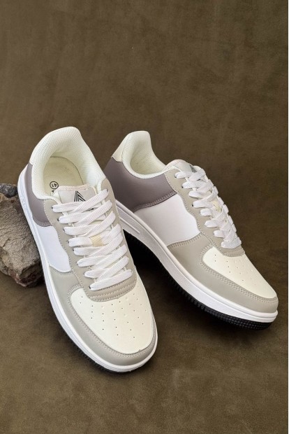 Кроссовки мужские, цвет бело-бежевый, 248RHB710