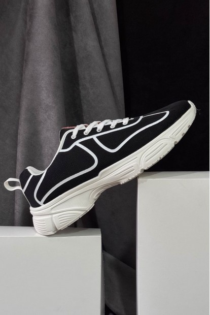 Кросівки чоловічі, колір чорно-білий, 248RCX422