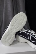Кросівки чоловічі, колір чорно-білий, 248RCX422 - фото № 4