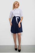 Платье женское софт, цвет бело-синий, 230R79-11 - фото № 1