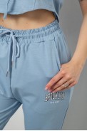 Спортивний костюм жіночий  -уцінка, колір блакитний, 221R106-U - фото № 5