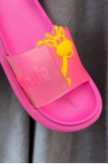 Шльопанці жіночі з аплікацією, колір рожевий, 243R5028-4 - фото № 1