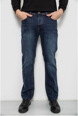 Джинсы мужские прямого кроя, цвет синий, 244R9903