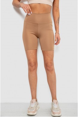 Велотреки жіночі однотонні, колір мокко, 214R921