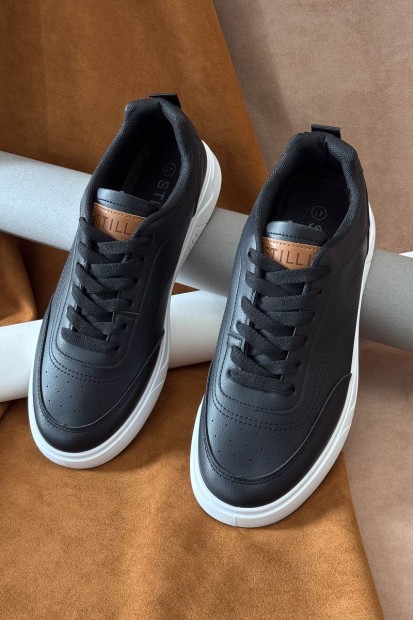 Кеди чоловічі, колір чорно-білий, 248RR127