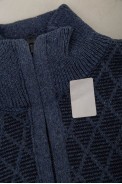 Кофта чоловіча на блискавці з кишенями 161R1053 -уцінка, колір джинс, 161R1013-U-4 - фото № 5