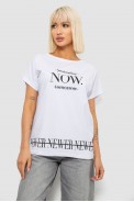 Футболка женская с принтом, цвет белый, 244R2003 - фото № 0
