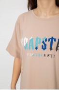 Футболка женская с принтом, цвет бежевый, 244R4012 - фото № 4