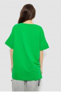 Футболка женская с принтом, цвет зеленый, 244R4012 - фото № 3