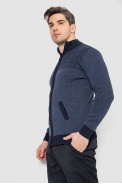 Кофта чоловіча на блискавці з кишенями  -уцінка, колір синій, 161R1009-U-2 оптом - фото № 2
