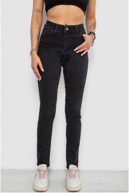 Джинси жіночі Slim Fit, колір чорний, 182R3797
