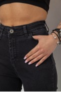 Джинси жіночі Slim Fit, колір чорний, 182R3797 - фото № 4