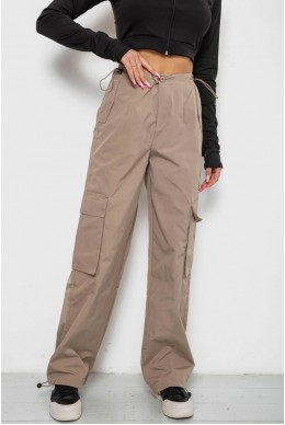 Брюки карго женские -уценка, цвет бежевый, 238R5366-U