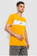 Футболка мужская с принтом, цвет желтый, 244R8855 - фото № 2