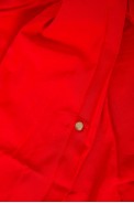 Блуза однотонна  -уцінка, колір червоний, 230R306-U-80 - фото № 5