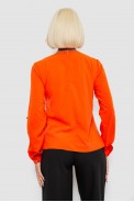 Блуза однотонна  -уцінка, колір помаранчевий, 230R306-U-83 - фото № 3