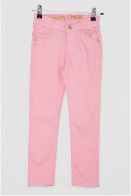 Джинсы для девочек  -уценка, цвет розовый, 247R10018-U-8