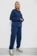 Спортивний костюм жіночий на флісі  -уцінка, колір синій, 238R5715-U-1 - фото № 2