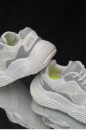Кросівки жіночі, колір біло-сірий, 248RCX1270 - фото № 3
