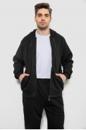 Спортивный костюм мужской на флисе, цвет черный, 244R917 - фото № 1