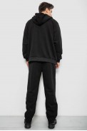 Спортивный костюм мужской на флисе, цвет черный, 244R917 - фото № 3